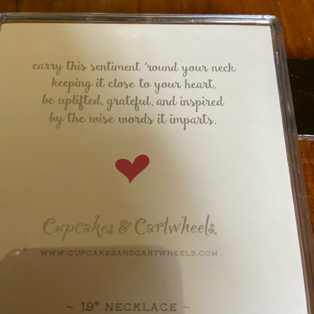 Girls necklace by Cupcakes and Cartwheels
